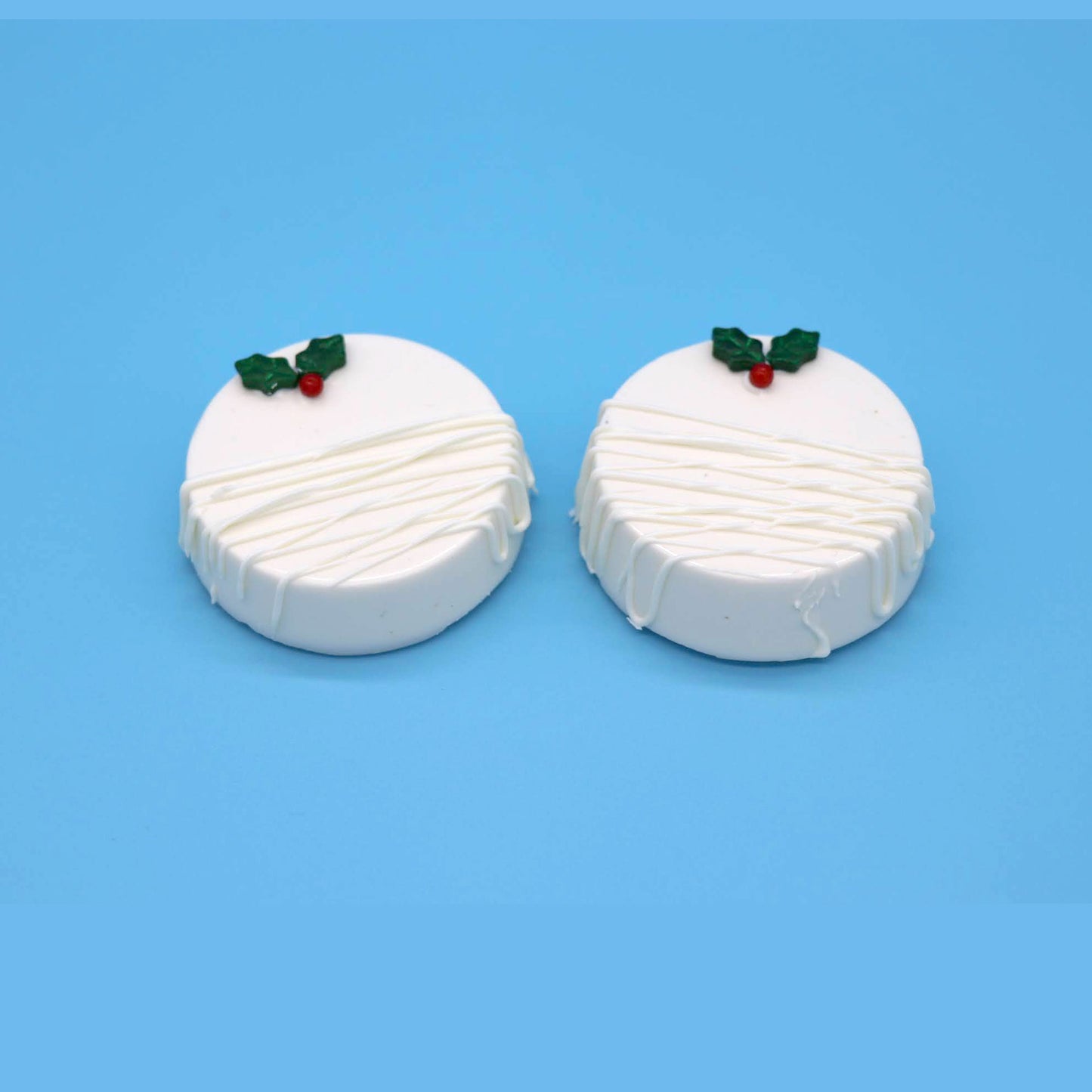 Holly Berry Chocolate Covered Oreos